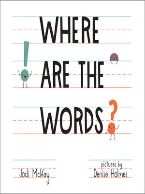 cover image of Where Are the Words?